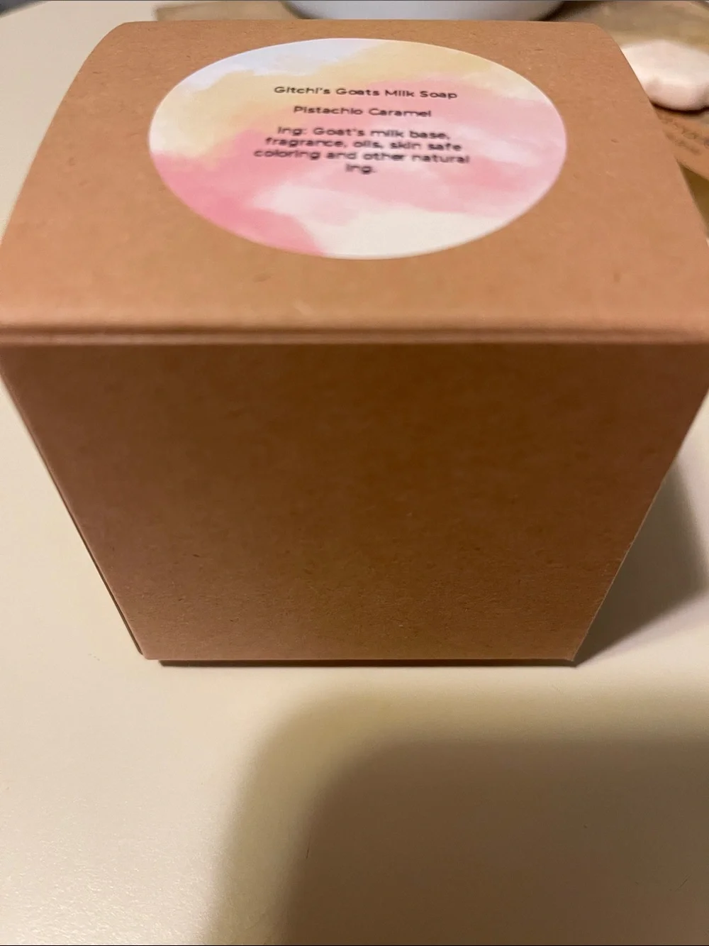 Aqua Decorative Pistachio Caramel Pumpkin a Soap 3. 75 oz